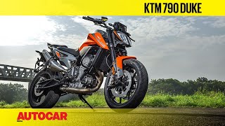 KTM 790 Duke Review  The Scalpel  Track Ride  Autocar India [upl. by Nnywg]