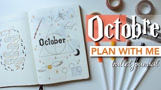 • Plan with me Octobre⎪Bullet Journal⎪ZoWé [upl. by Hsatan]