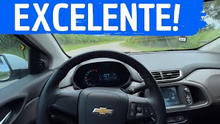 DIRIGINDO CHEVROLET PRISMA LTZ 14 FLEX 2017  PONTOS POSITIVOS E NEGATIVOS DESSE SEDAN NO DIA DIA [upl. by Ylluz]