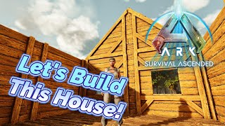 How to Build a Pointy Roof Ark Survival Ascended [upl. by Novat]