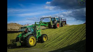 Motorsound John Deere 7810 Fendt 936 Vario Maissilage verdichten [upl. by Bearnard]