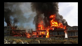 INCREDIBLE FIRE 5 HOUSES BURNED  FULL VERSION [upl. by Aserret]