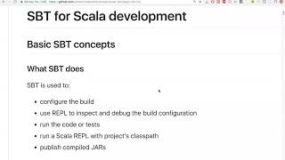 Beginning SBT for Scala development [upl. by Stoddard]