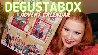 UNBOXING DEGUSTABOX FOOD ADVENT CALENDAR 2021  DISCOUNT CODE IN DESCRIPTION [upl. by Velda160]