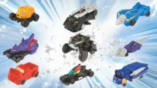 Power Rangers RPM Micro Megazord Sets [upl. by Ydissak]