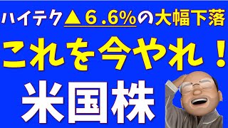 これを今やれ！米国株【SampP500 NASDAQ100】 [upl. by Pier]