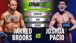 Tough World Title Battle 😳😤 Brooks vs Pacio  MMA Full Fight [upl. by Ynnal358]