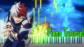 Omoinotake  Tsubomi My Hero Academia Ending 12 Easy Piano Tutorial [upl. by Nivle534]