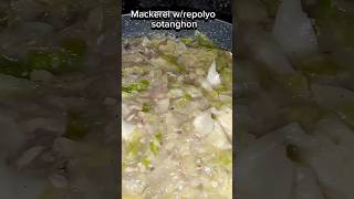 Mackerel wrepolyo Sotanghon mackerel repolyo sotanghon cookingshorts viralvideo viralshorts [upl. by Ayotnahs]