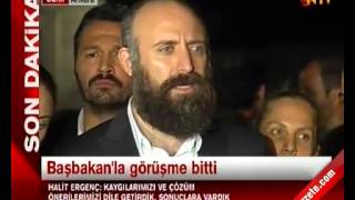 Başbakan Erdoğanla Görüşen Halit Ergençden Gezi Parkı Açıklaması [upl. by Yatnahs]