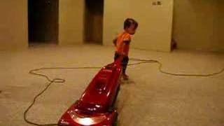 Lucas Vacuuming the basement [upl. by Jere]