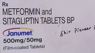 Janumet tablet uses in hindi  janumet 50500 tablet price  janumet 50 tablet dose  diabetes [upl. by Ynnor]