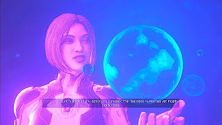 Cortana Destroys Atrioxs Planet  Halo Infinite Campaign 2021 [upl. by Annawad]