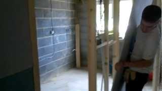 Cutting a Hole for a Socket in Plasterboard the Easy and Fast way [upl. by Jany692]