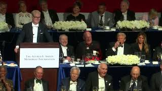 Jim Gaffigans Al Smith Dinner jokes Kamala Harris amp Molly Shannons cameo speech by Donald Trump [upl. by Atinav]