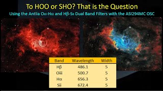 HOO or SHO Using the Antlia HbSII Dual Band Filter for OSC Cameras [upl. by Alard150]