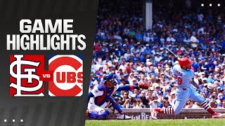 Cardinals vs Cubs Game Highlights 8324  MLB Highlights [upl. by Hornstein]