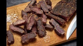 How To Make Traditional South African Beef Biltong [upl. by Aicenra]