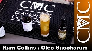 Rum Collins with Cocktail amp Sons Oleo Saccharum [upl. by Akemihs]