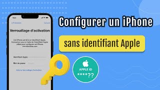 Simple et efficace Configurer un iPhone sans identifiant Apple [upl. by Chance]