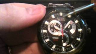 How to set Time amp Calendar on Citizen EcoDrive 8700 BL809752E [upl. by Tinor]