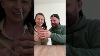 Celui qui perd retire un bâton de cire 🤣 challenge funny jeu comedy drole couple fun [upl. by Johnette]