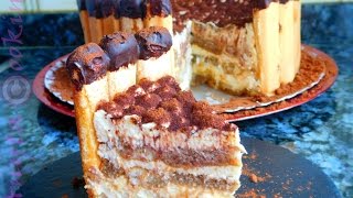 Tort Tiramisu  CC Esp Sub  Anyta Cooking [upl. by Aita]