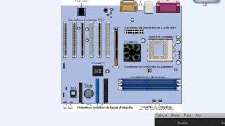 la maintenance informatique cour N°5 les connecteur de la carte mère partie1 [upl. by Aicilet752]