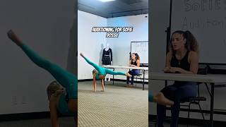 I Auditioned for Sofie Dossi shorts viral contortion [upl. by Wes]