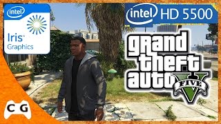 GTA 5 Gameplay Intel HD Graphics 5500  Intel Core i5 5200U Teste Bem Detalhado 222 [upl. by Giulietta]