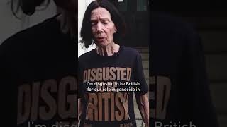 Designer Katharine Hamnett protests UKs Gaza response discards CBE [upl. by Enialedam]