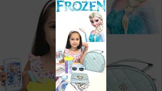 FROZEN  LET IT GO ELSA MAKEUP for Kids shorts frozen [upl. by Ennairam]