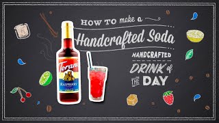 How to Make a Torani Flavored Handcrafted Soda [upl. by Adnirod]