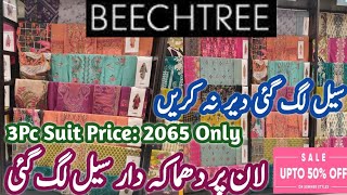 Beechtree Sale Today 50 OFF unstitched 2pc amp 3pc  beechtree summer sale [upl. by Eniotna]