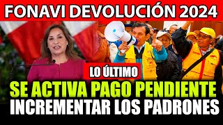 Fonavi lo último se activa pago pendiente incrementar padrones atención hermanos fonavistas anuncio [upl. by Nivlek]