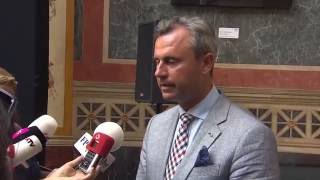 Statement Norbert Hofer zur Wahlwiederholung [upl. by Rivi]