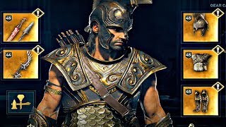 Assassins Creed Odyssey  How To Get Achilles Armor Set LEGENDARY Location amp Gameplay [upl. by Anikahs453]