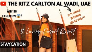 LUXURY IN DESERT DESERT RESORT IN RAS AL KHAIMAH  RITZ CARLTON AL WADI DESERT RESORT RAS AL KHAIMAH [upl. by Sisxela]