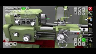 Universal Torna 1K62 Lathe SimulatorPah KırmaChamfer [upl. by Loziram338]