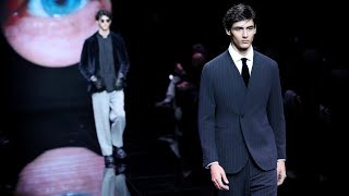 Giorgio Armani Menswear FallWinter 202425 Milan [upl. by Jegar]