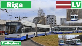 RIGA TROLLEYBUS  Rīgas trolejbuss 2020 [upl. by Haonam6]