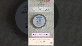 The Body Shop Camomile sumptuous makeup cleansing butter shorts thebodyshop [upl. by Enoch]