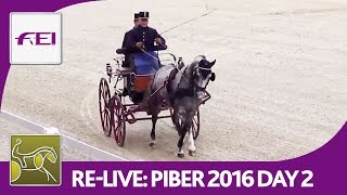 ReLive  FEI World Championships For Single Driving  Dressage Day 2  Piber 2016 [upl. by Tenaej]