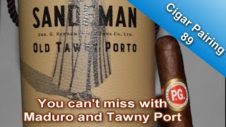 Paul Garmirian Maduro w Sandeman 30 Yr Cigar Pairing 89 [upl. by Yzus]