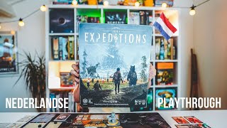 EXPEDITIONS  Nederlandse Playthrough  Solo Variant [upl. by Aicak]