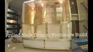 DIY Demo Frilled Neck Dragon Enclosure Build [upl. by Flagler708]