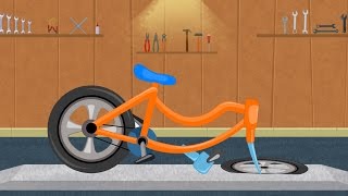 Bicycle Car Garage  Video For Kids amp Toddlers [upl. by Aneram]