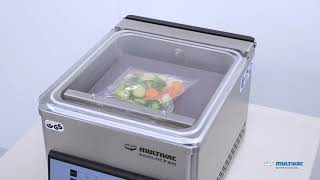 MULTIVAC BASELINE P 200 Vacuum Packing Tabletop Chamber Machine  MULTIVAC UK [upl. by Prent125]