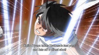 NEO TIGER SHOT VS MULLER  Captain Tsubasa Season 2  Jr Youth Arc [upl. by Anneirda405]