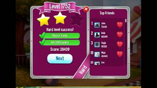 Pet Rescue Saga Level 1752 no boosters [upl. by Scoter]